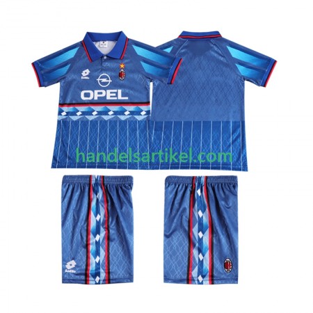 AC Mailand 1995 Retro Kinder Auswärts Trikotsatz 1996 Kurzarm